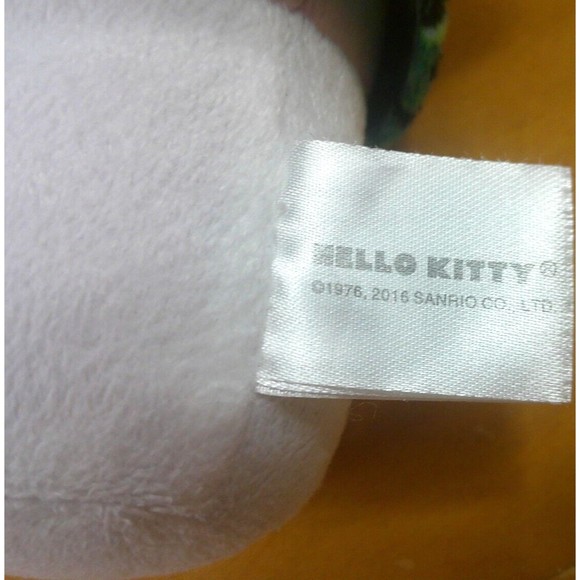 Hello Kitty Plush Fiesta Glitter Rainbow Leopard Print Dress Sanrio 12 Inch - Picture 3 of 3